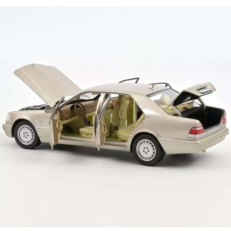 Mercedes-Benz S600 1997 (W140) smoke silver metallic 1:18 - 71485