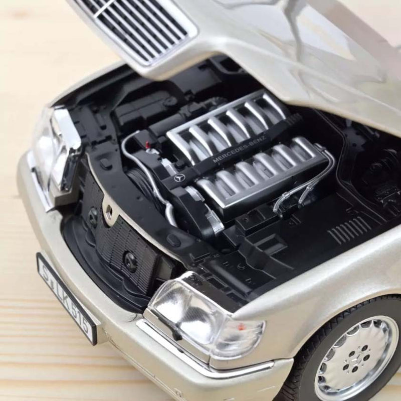 Mercedes-Benz S600 1997 (W140) smoke silver metallic 1:18 - 71486