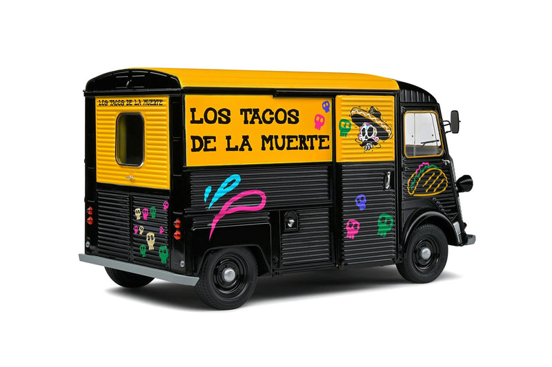 Citroen Type H Food Truck 1969 Los Tacos de la Muerte 1:18 - 71541