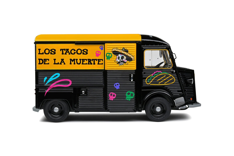Citroen Type H Food Truck 1969 Los Tacos de la Muerte 1:18 - 71542