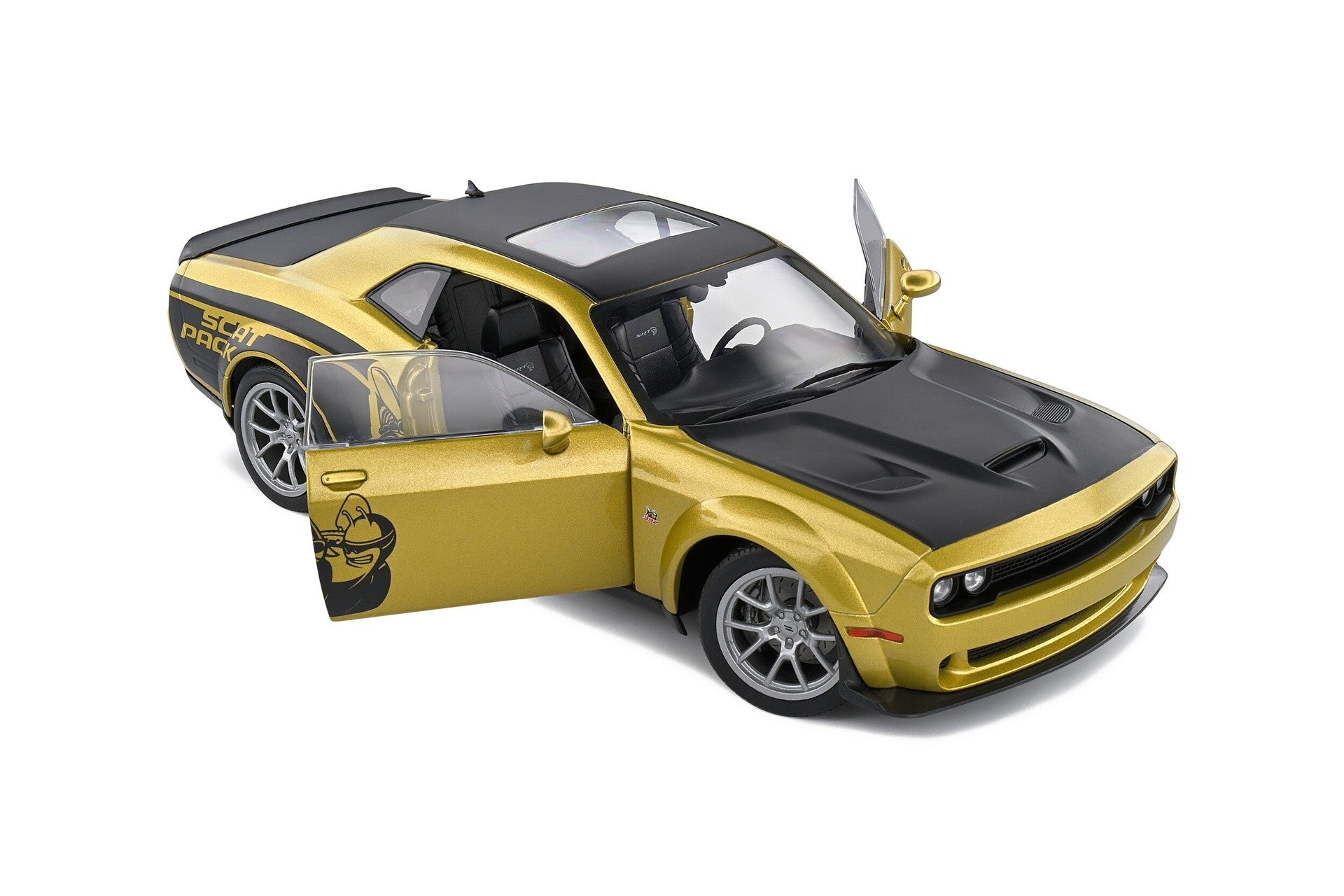 Dodge Challenger R/T 2020 Scat Pack Widebody Streetfighter Goldrush 1:18 - 71561