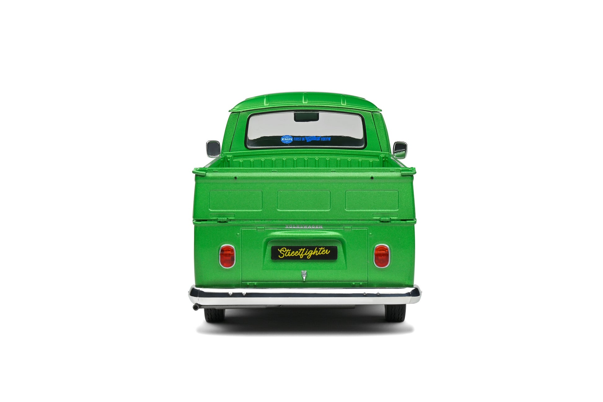 Volkswagen VW T2 1968 Pick-Up "Custom Performance Shop" Green Metallic 1:18 - 71593