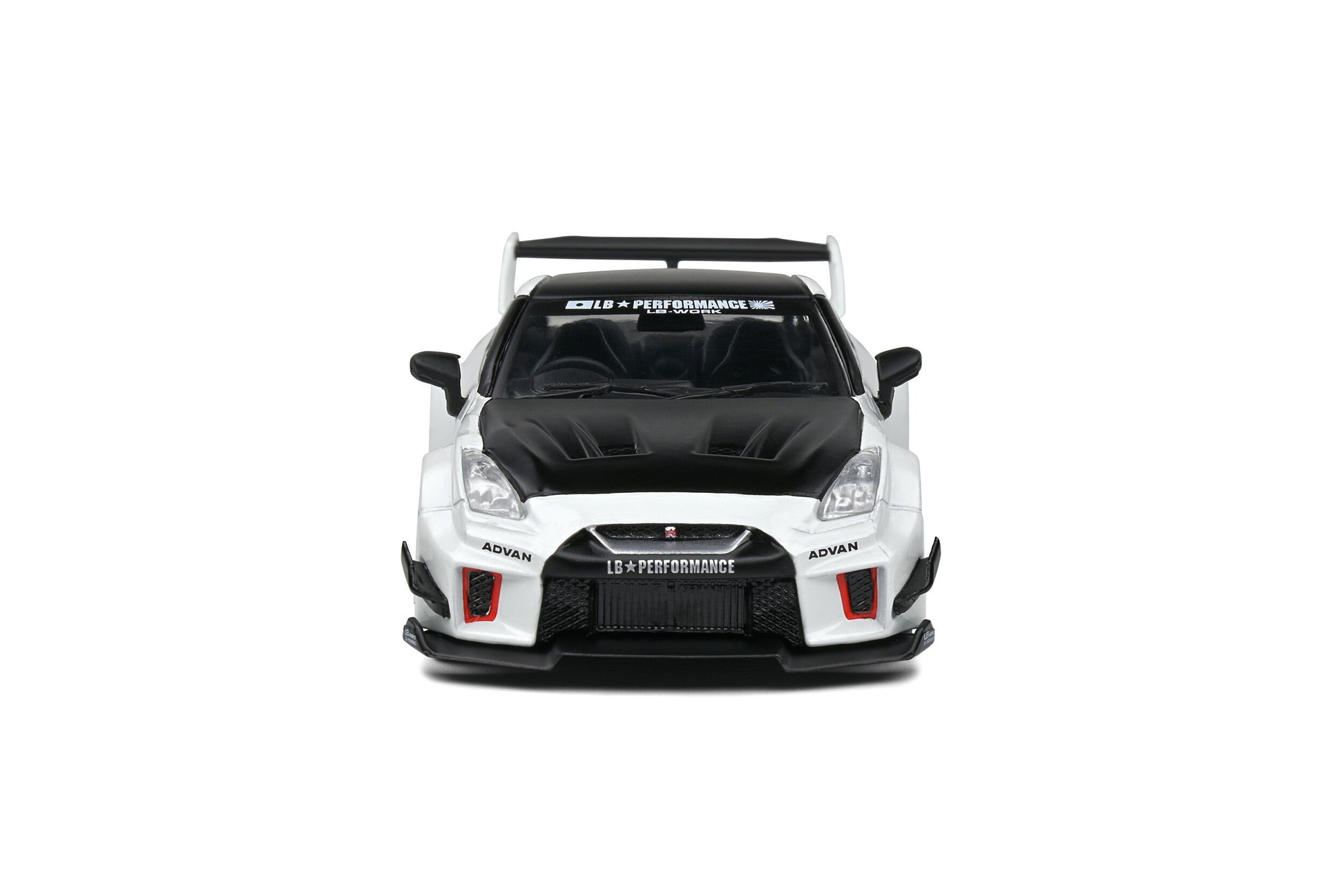 Nissan GT-R (R35) Liberty Walk Body Kit 2020 White - Black 1:43 - 71642