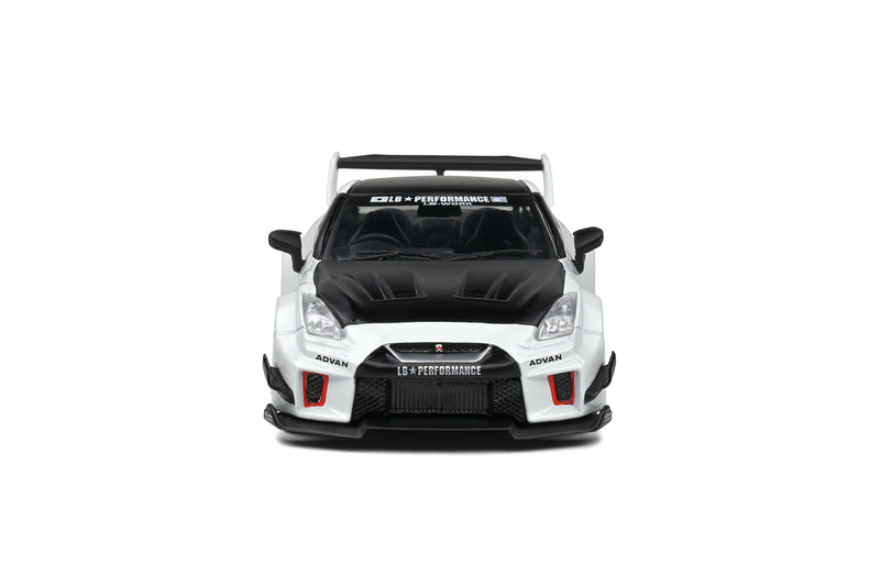 Nissan GT-R (R35) Liberty Walk Body Kit 2020 White - Black 1:43 - 71642