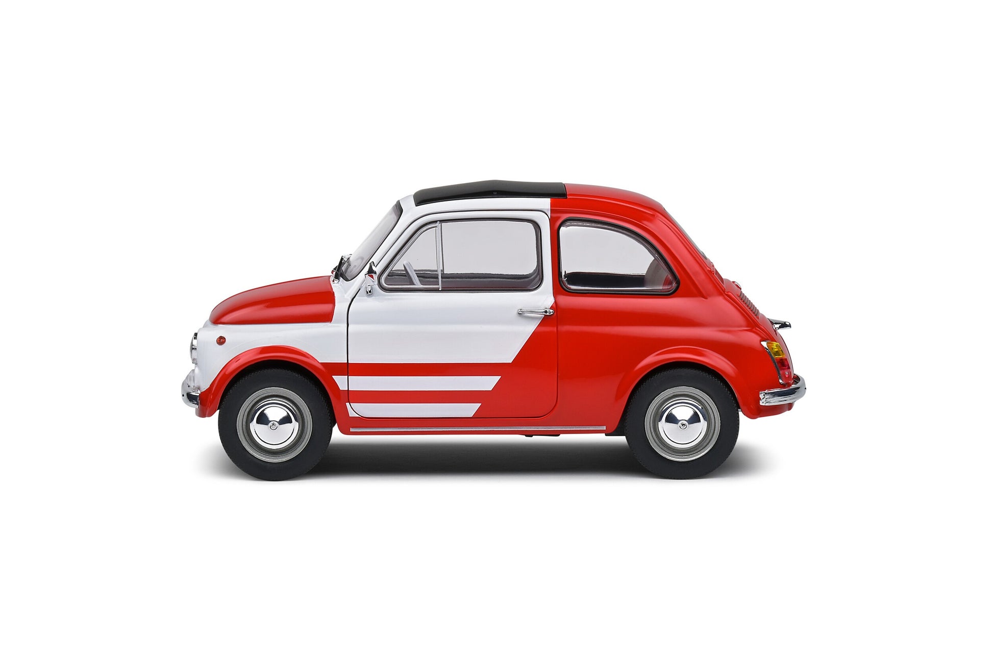 Fiat 500 1965 "Robe di Kappa" white - red 1:18 - 71690