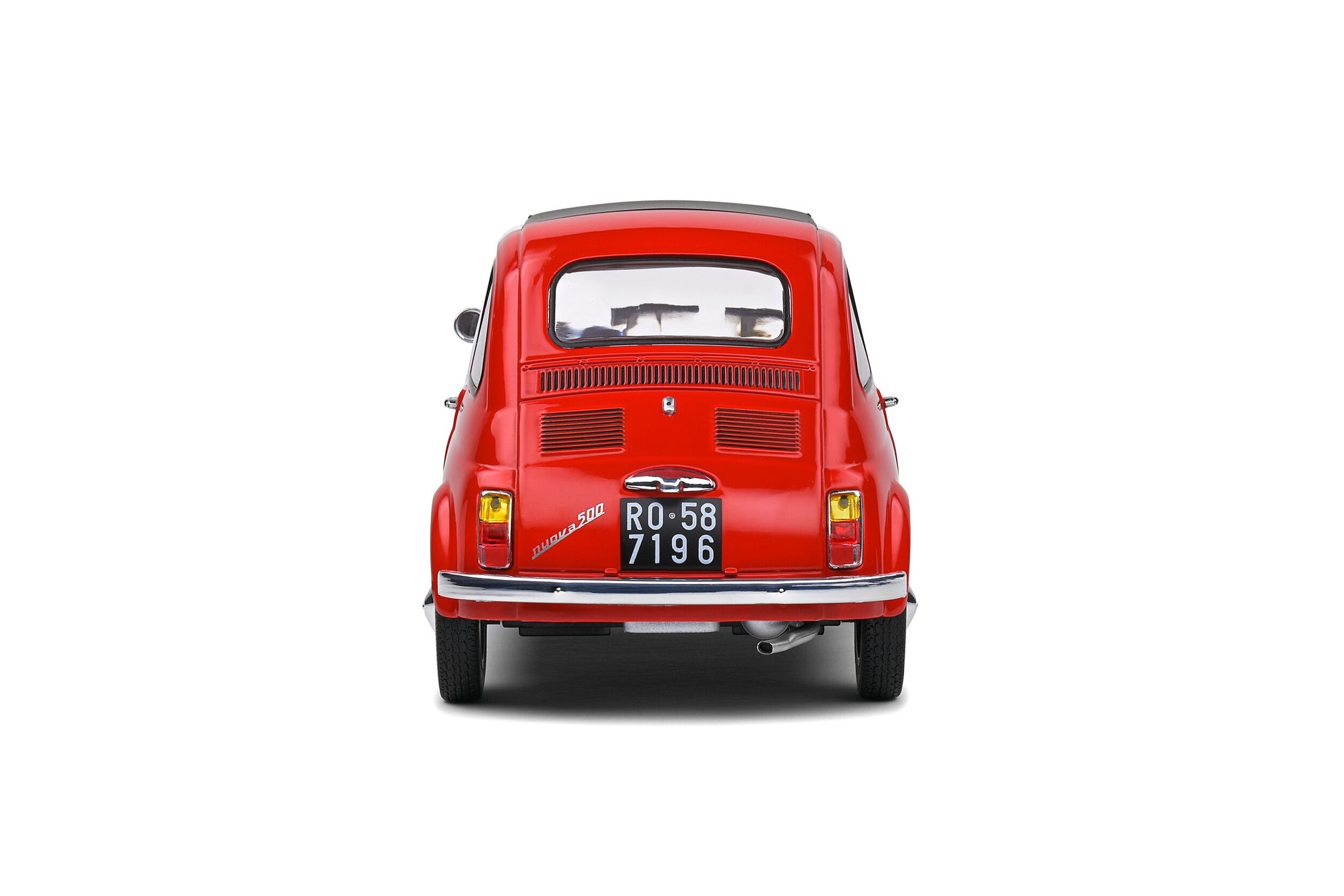 Fiat 500 1965 "Robe di Kappa" white - red 1:18 - 71691