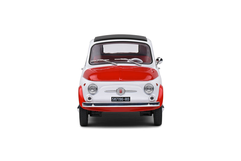 Fiat 500 1965 "Robe di Kappa" white - red 1:18 - 71694