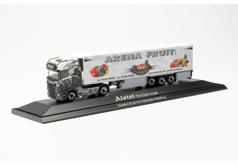 Scania CS 20 HD refrigerated box semitrailer "Arena Fruit" 1:87 - 72061