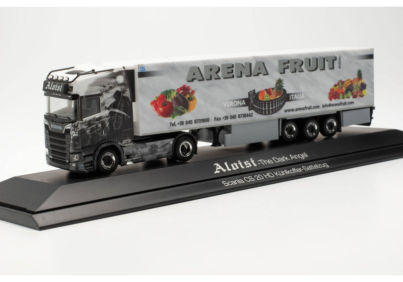 Scania CS 20 HD refrigerated box semitrailer "Arena Fruit" 1:87 - 72064