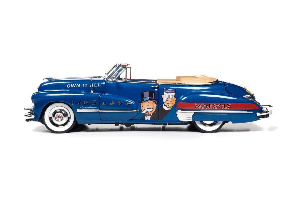 Cadillac Series 62 Convertible Monopoly Graphics & Mr. Monopoly 1:18 - 72203