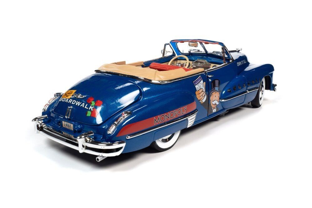 Cadillac Series 62 Convertible Monopoly Graphics & Mr. Monopoly 1:18 - 72204