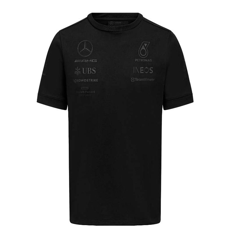 Mercedes Benz AMG Petronas F1 2023 Men's Team Stealth T-Shirt Black - 72266