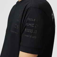 Mercedes Benz AMG Petronas F1 2023 Men's Team Stealth T-Shirt Black - 72269