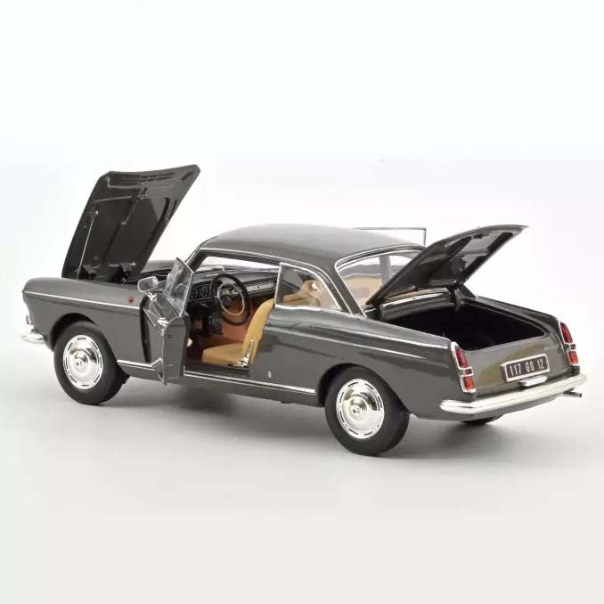 Peugeot 404 Coupé 1967 Grigio Grafite 1:18 - 72359