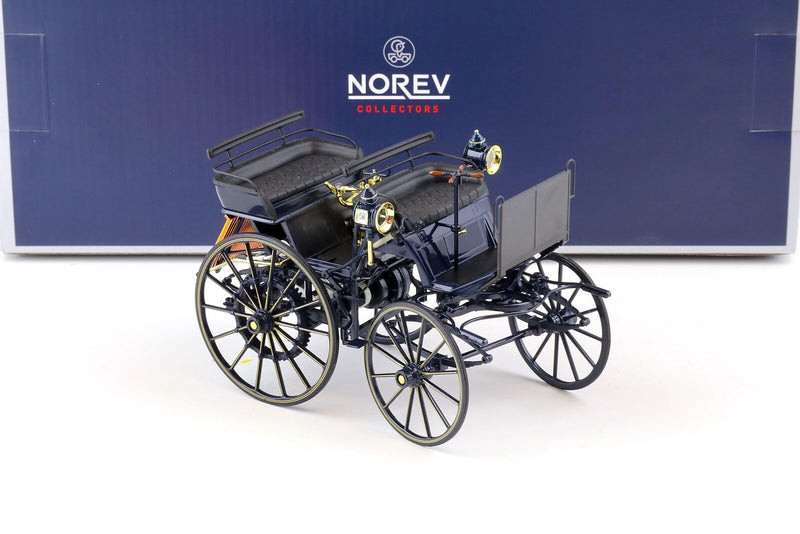 Daimler HD Motorized Carriage 1886 Dark Blue 1:18 - 72376