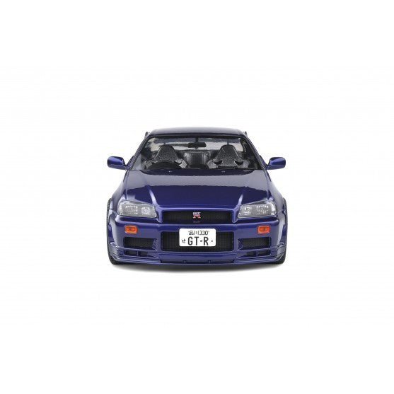 Nissan Skyline GT-R (R34) 1990 violet (midnight purple) 1:18 - 72624