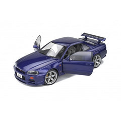 Nissan Skyline GT-R (R34) 1990 violet (midnight purple) 1:18 - 72625