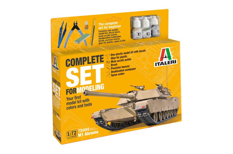 M1 Abrams - Complete Set For Modeling 1:72 - 72645