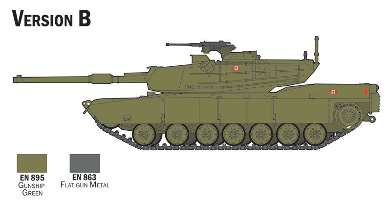 M1 Abrams - Complete Set For Modeling 1:72 - 72646