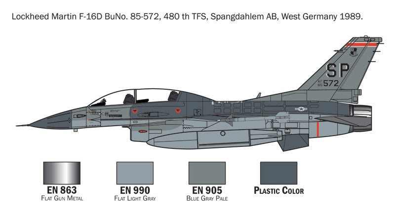 F-16 C/D Night Falcon - Complete Set For Modeling 1:72 - 72654