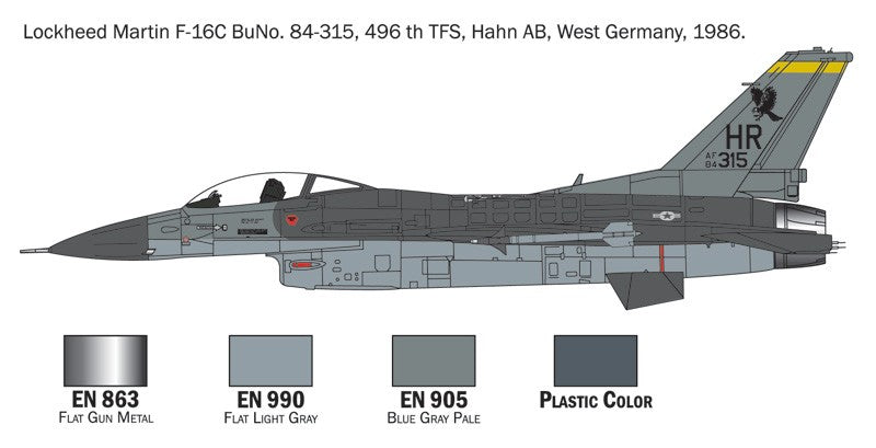 F-16 C/D Night Falcon - Complete Set For Modeling 1:72 - 72655
