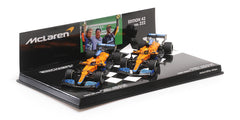 McLaren MCL35M Set Italy GP 2021 Winner Daniel Ricciardo - 2.nd Lando Norris 1:43 - 72715