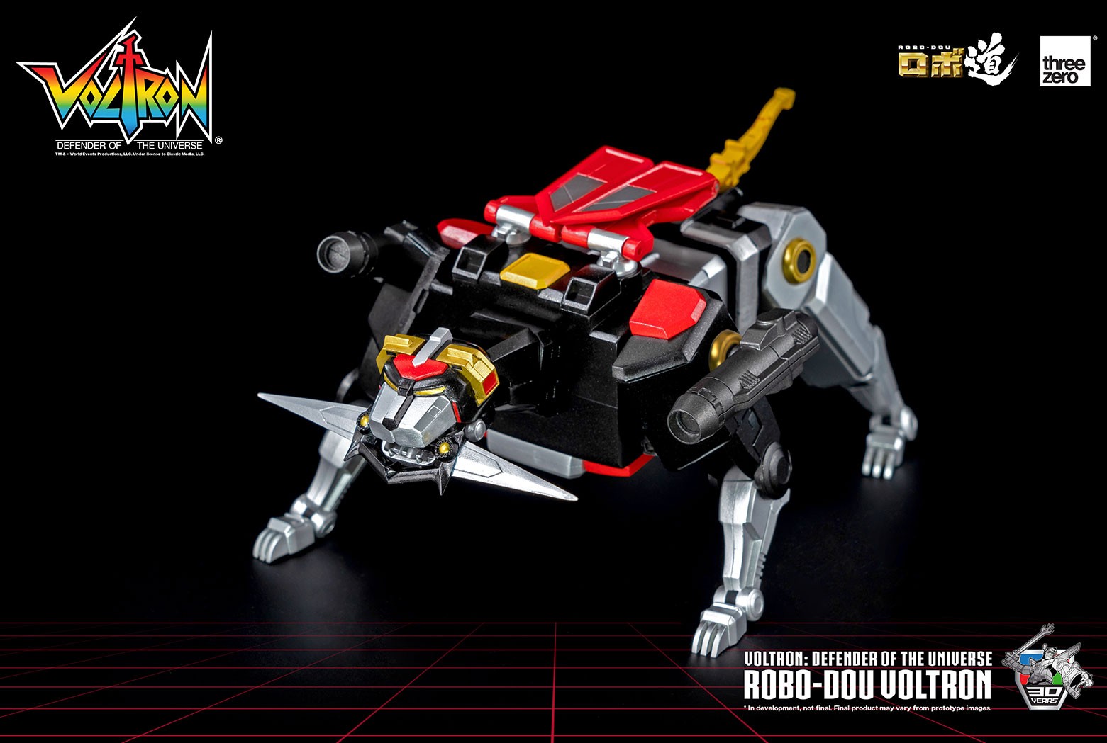 Voltron Defender of the Universe Robo-Dou Action Figure Threezero 27cm-h - 72989