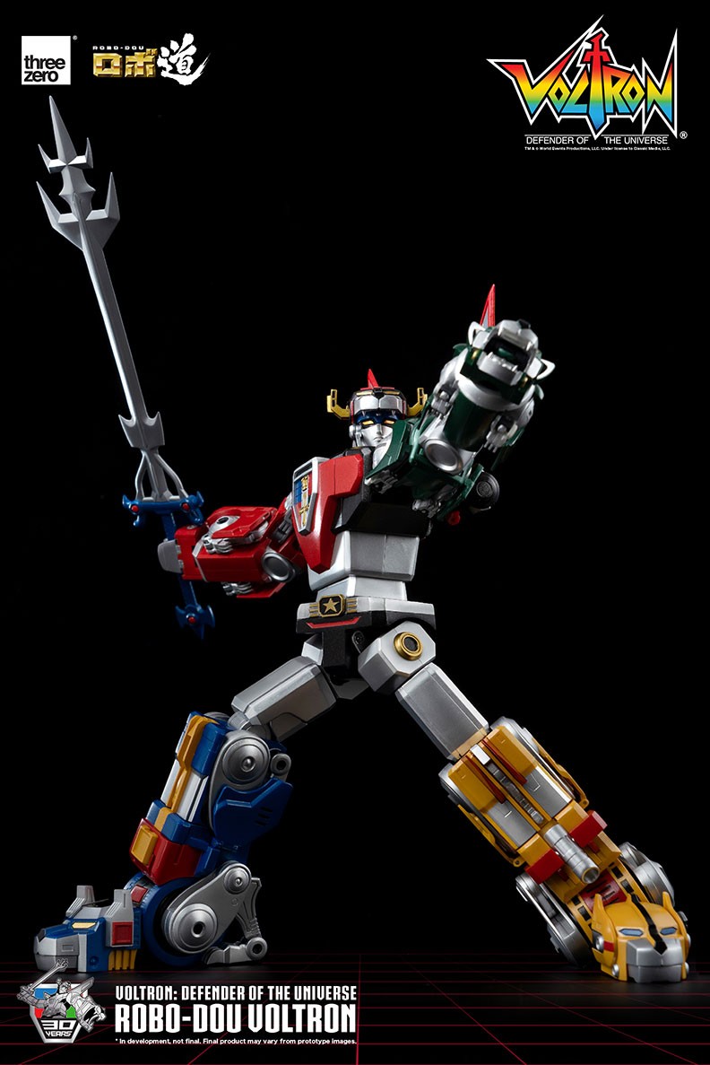 Voltron Defender of the Universe Robo-Dou Action Figure Threezero 27cm-h - 72997
