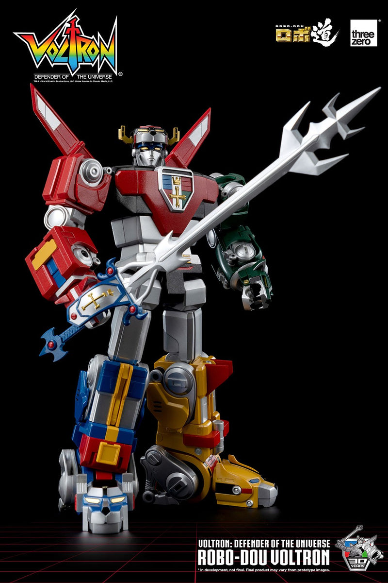 Voltron Defender of the Universe Robo-Dou Action Figure Threezero 27cm-h - 72999