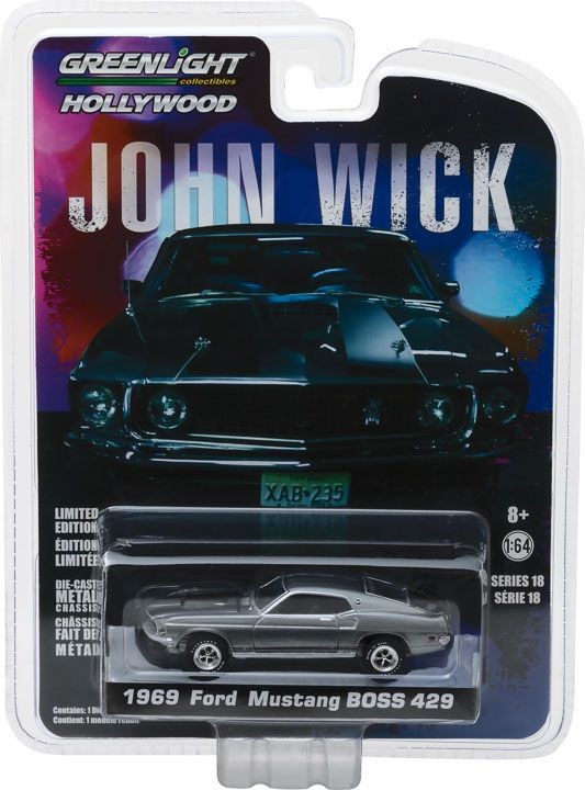 Ford Mustang Boss 429 1969 "John Wick" TV Series 1:64 - 73004