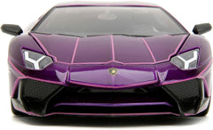 Lamborghini Aventador LP750-4 SV con Decorazione Gamma Pink Slips 1:24 - 73189