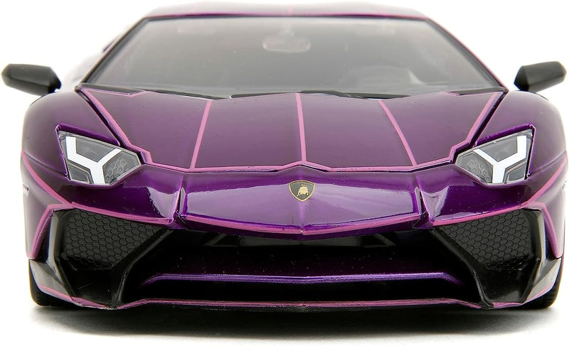 Lamborghini Aventador LP750-4 SV con Decorazione Gamma Pink Slips 1:24 - 73189