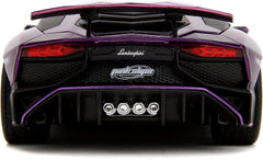 Lamborghini Aventador LP750-4 SV con Decorazione Gamma Pink Slips 1:24 - 73191