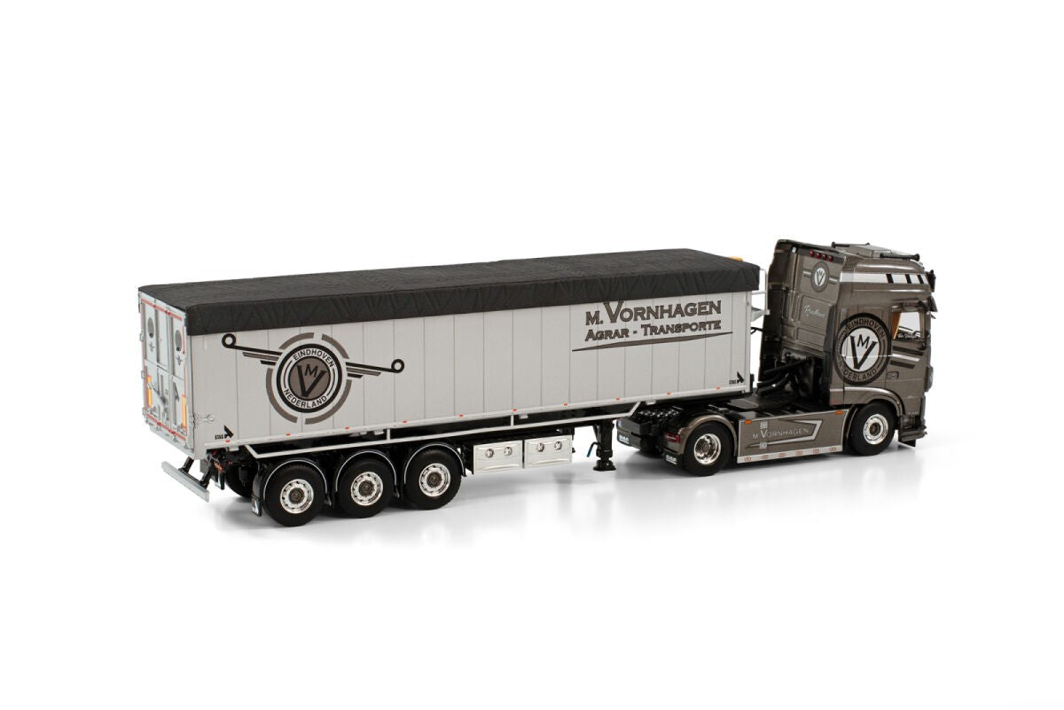 DAF XF SSC 2017 4X2 Volume Tipper Trailer "M. Vornhagen" 1:50 - 73237