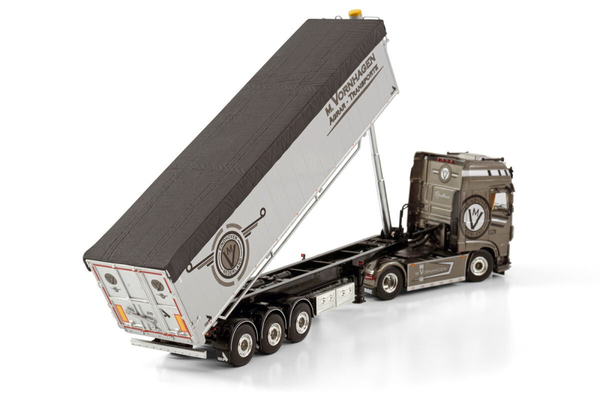 DAF XF SSC 2017 4X2 Volume Tipper Trailer "M. Vornhagen" 1:50 - 73239