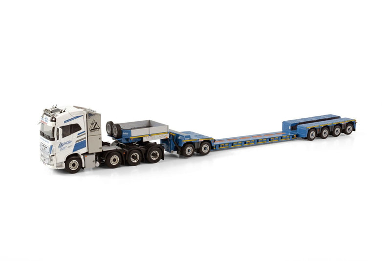 Volvo FH4 Globetrotter 8x4 Low Loader 4 axle + Dolly 2 axle 1:50 - 73240
