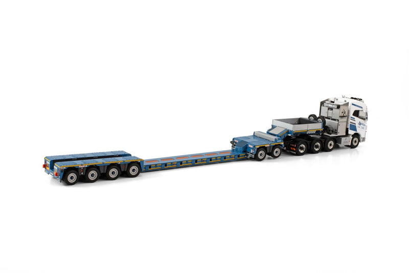 Volvo FH4 Globetrotter 8x4 Low Loader 4 axle + Dolly 2 axle 1:50 - 73241