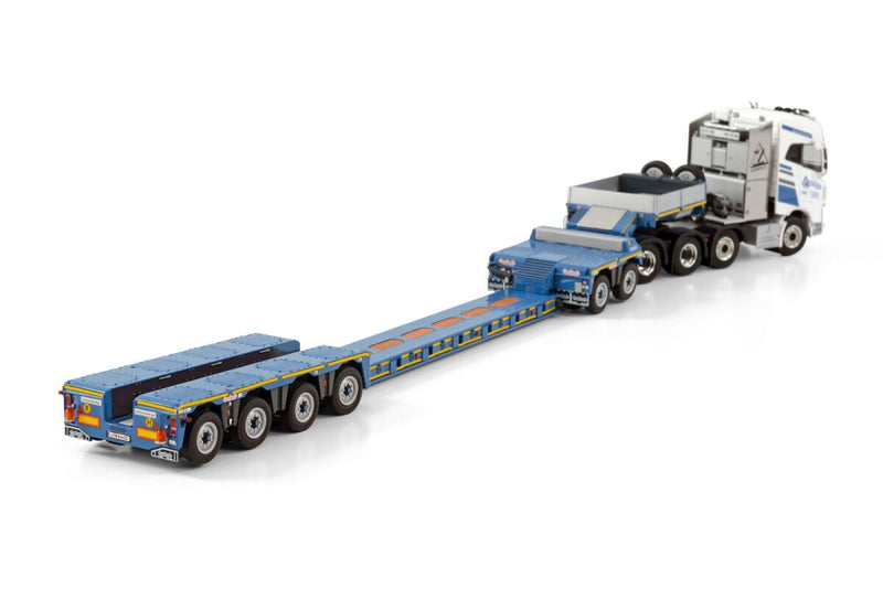 Volvo FH4 Globetrotter 8x4 Low Loader 4 axle + Dolly 2 axle 1:50 - 73243