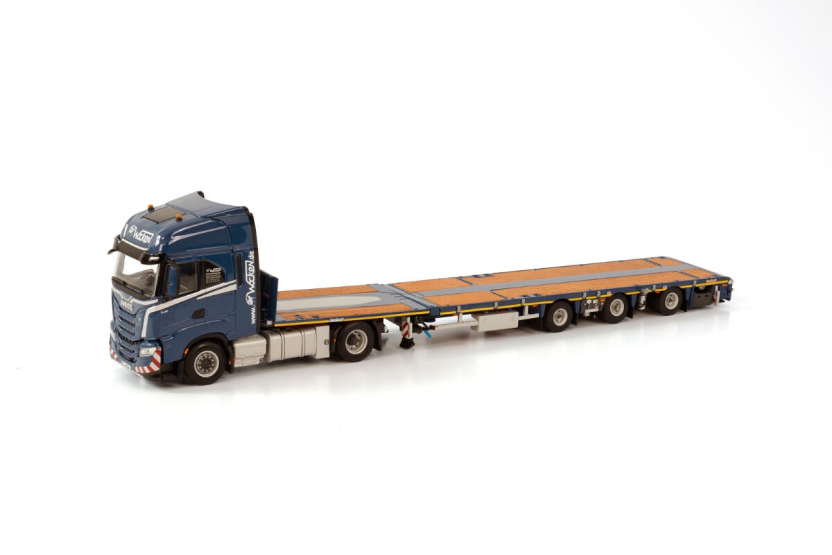 Iveco S-Way AS Hight 4X2 Megatrailer Flatbed "Wocken" 1:50 - 73244