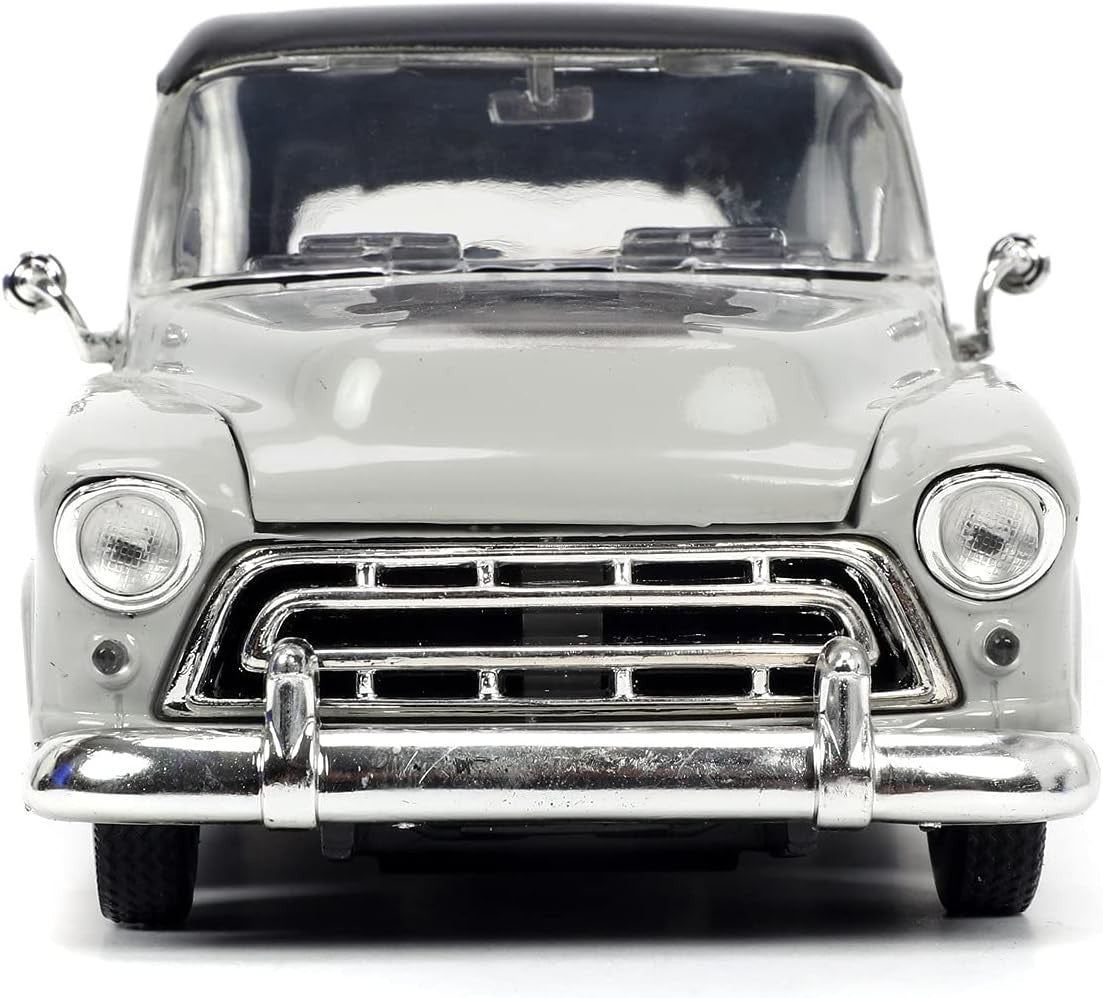 Chevrolet Suburban 1957 "Frankenstein" silver 1:24 - 73286