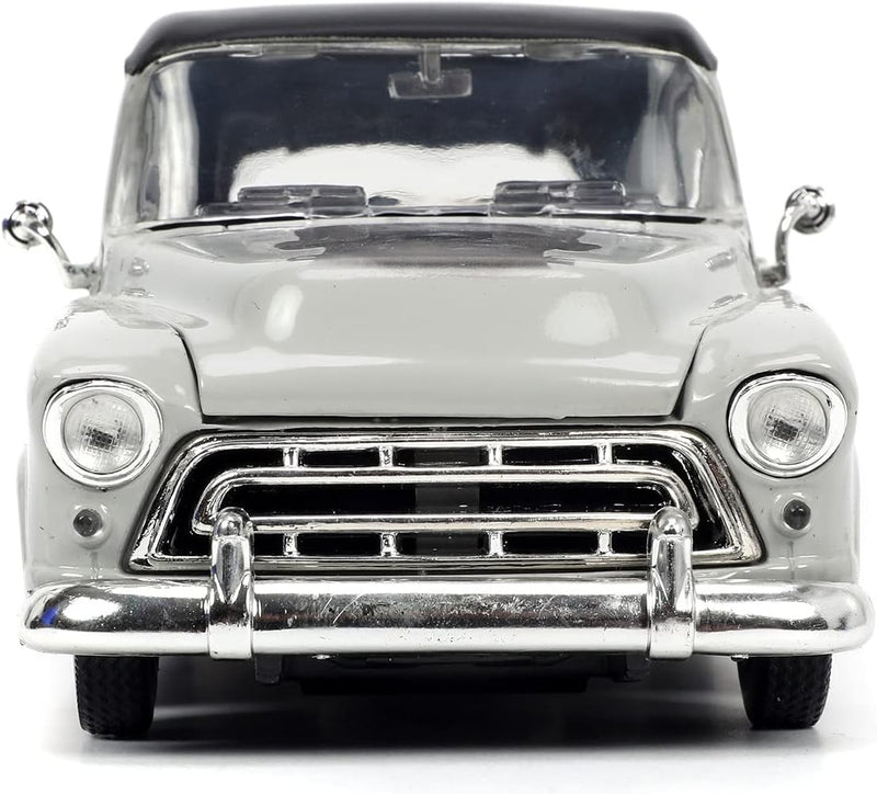 Chevrolet Suburban 1957 "Frankenstein" silver 1:24 - 73286