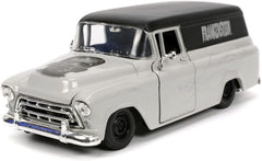Chevrolet Suburban 1957 "Frankenstein" silver 1:24 - 73289