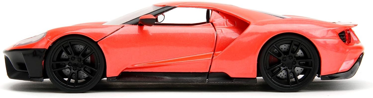Ford GT 2017 Red Orange con Decorazione Gamma Pink Slips 1:24 - 73310