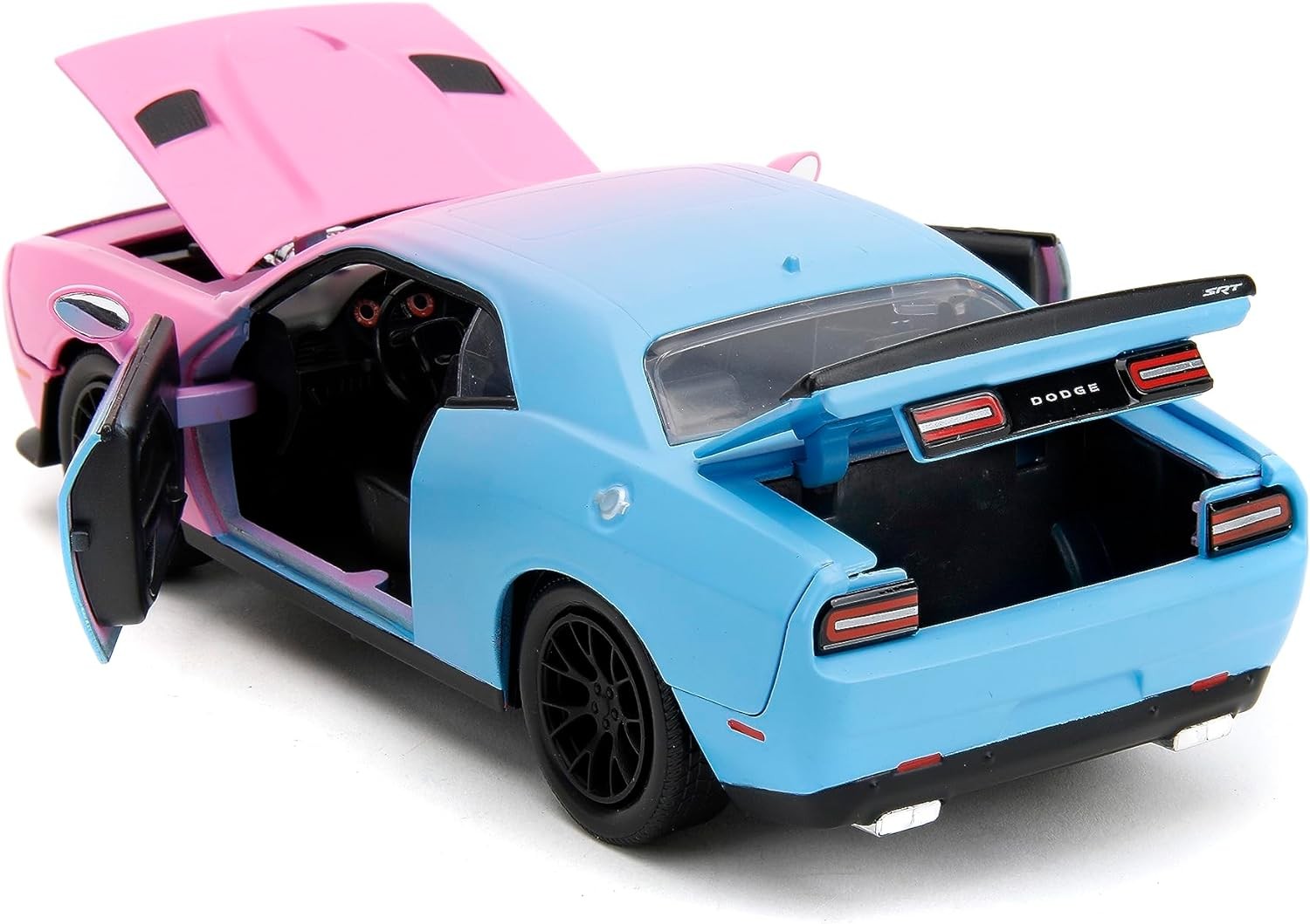 Dodge Challenger SRT Hellcat  2015 con Decorazione Gamma Pink Slips 1:24 - 73315