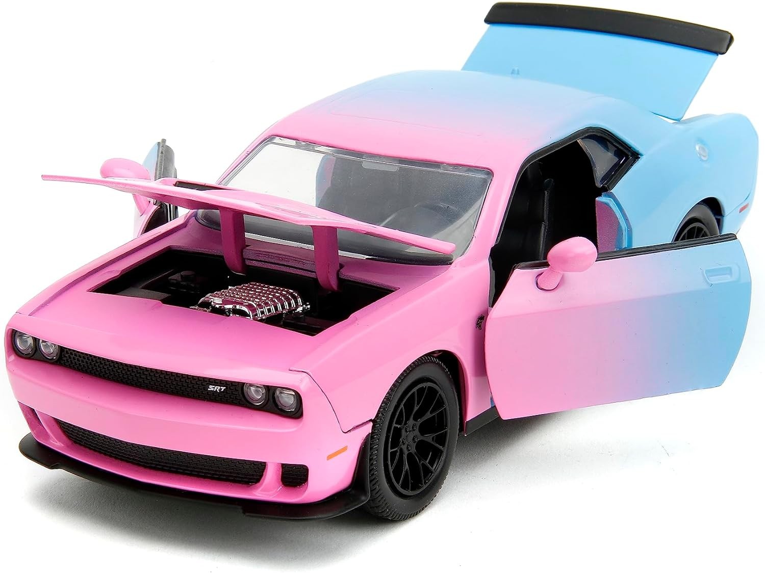 Dodge Challenger SRT Hellcat  2015 con Decorazione Gamma Pink Slips 1:24 - 73318
