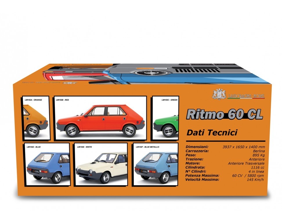 Fiat Ritmo 60 CL 1978 Rosso 1:18 - 73370