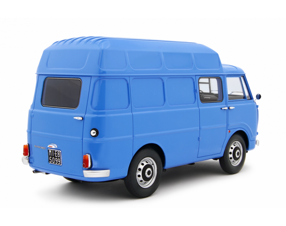 Alfa Romeo F12 Autocarro Tetto Sopralzato 1967 Blu 1:18-2