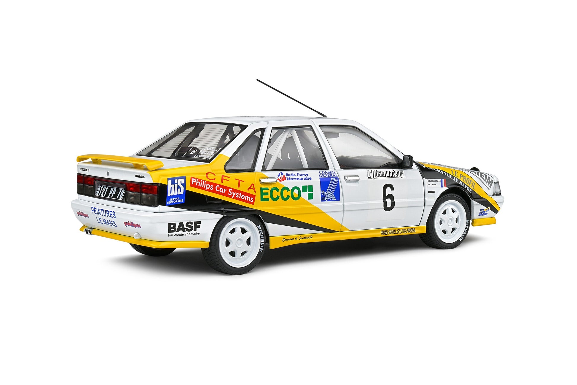 Renault 21 Turbo 3rd Rallye Charlemagne 1991 Michel Rats - Gérard Bourdaud 1:18 - 73553