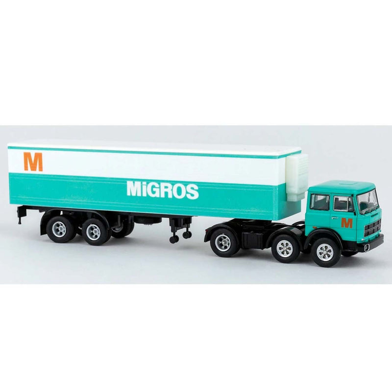 Fiat 691T Truck 1970 Rimorchio Telonato "Migros" 1:87 - 73661