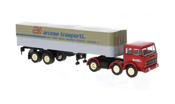 Fiat 691T Truck 1970 Rimorchio Telonato "Arcese Transporti" 1:87 - 73780